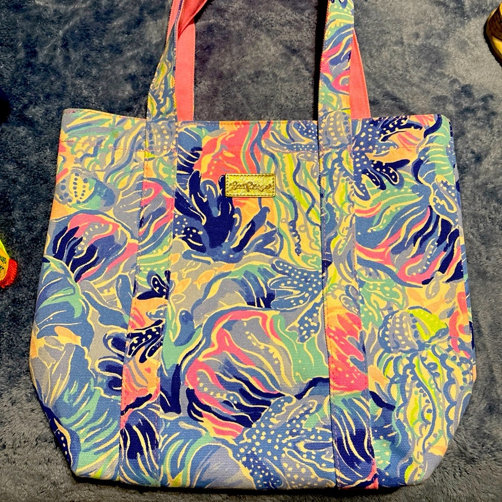 Lilly Pulitzer Multicolor Tropical Tote